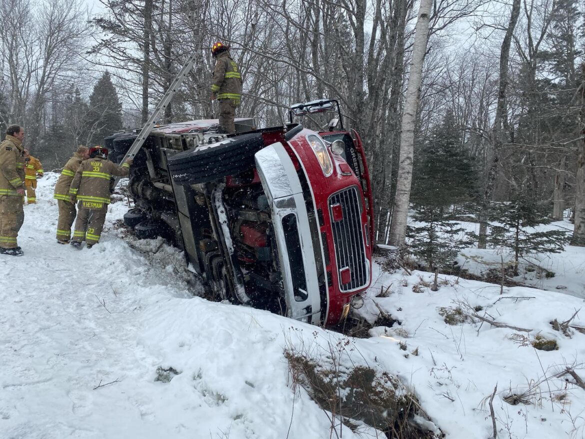 Nova Scotia Fire Truck Accident: Two Trucks Temporarily Lost